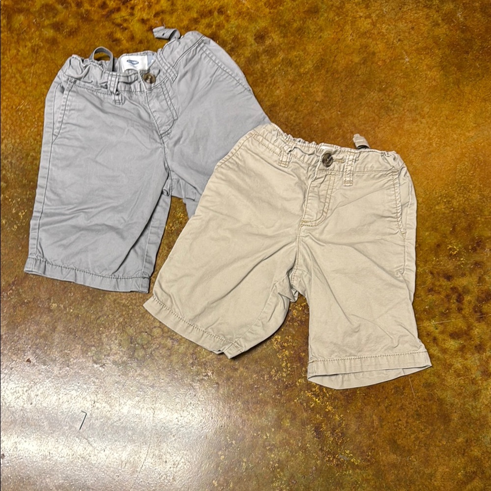 Old Navy Sz 5 Kaki and Grey Shorts